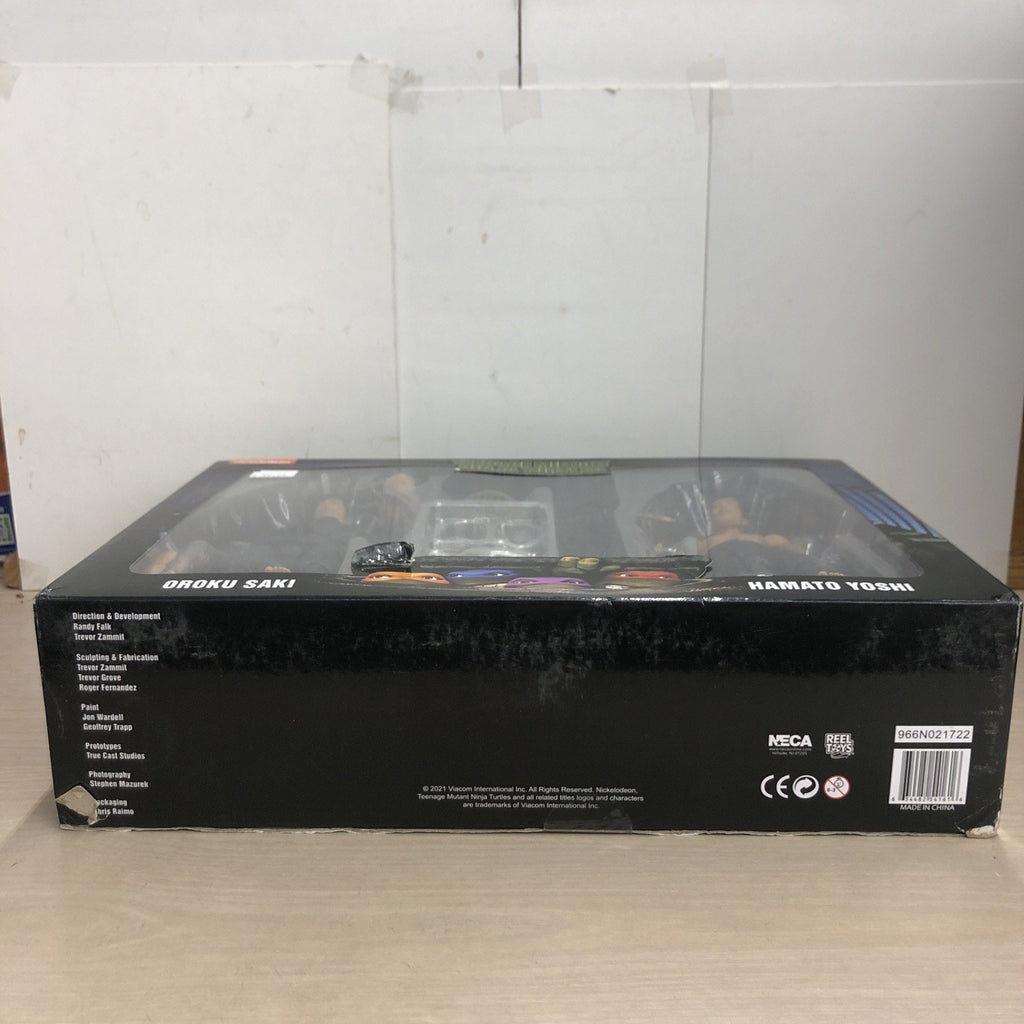 NECA TMNT 1990 Shadow Warrriors Oroku Saki and Hamato Yoshi Action Figure Pack