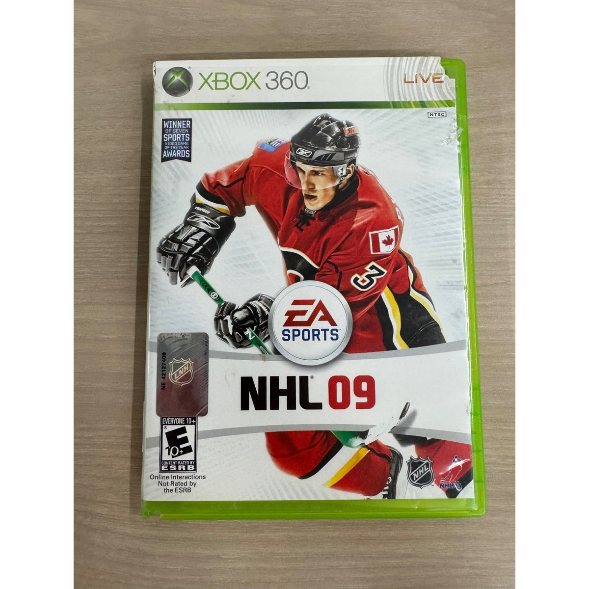 NHL 09 Xbox 360 Video Game EA Sports Hockey Multiplayer NTSC