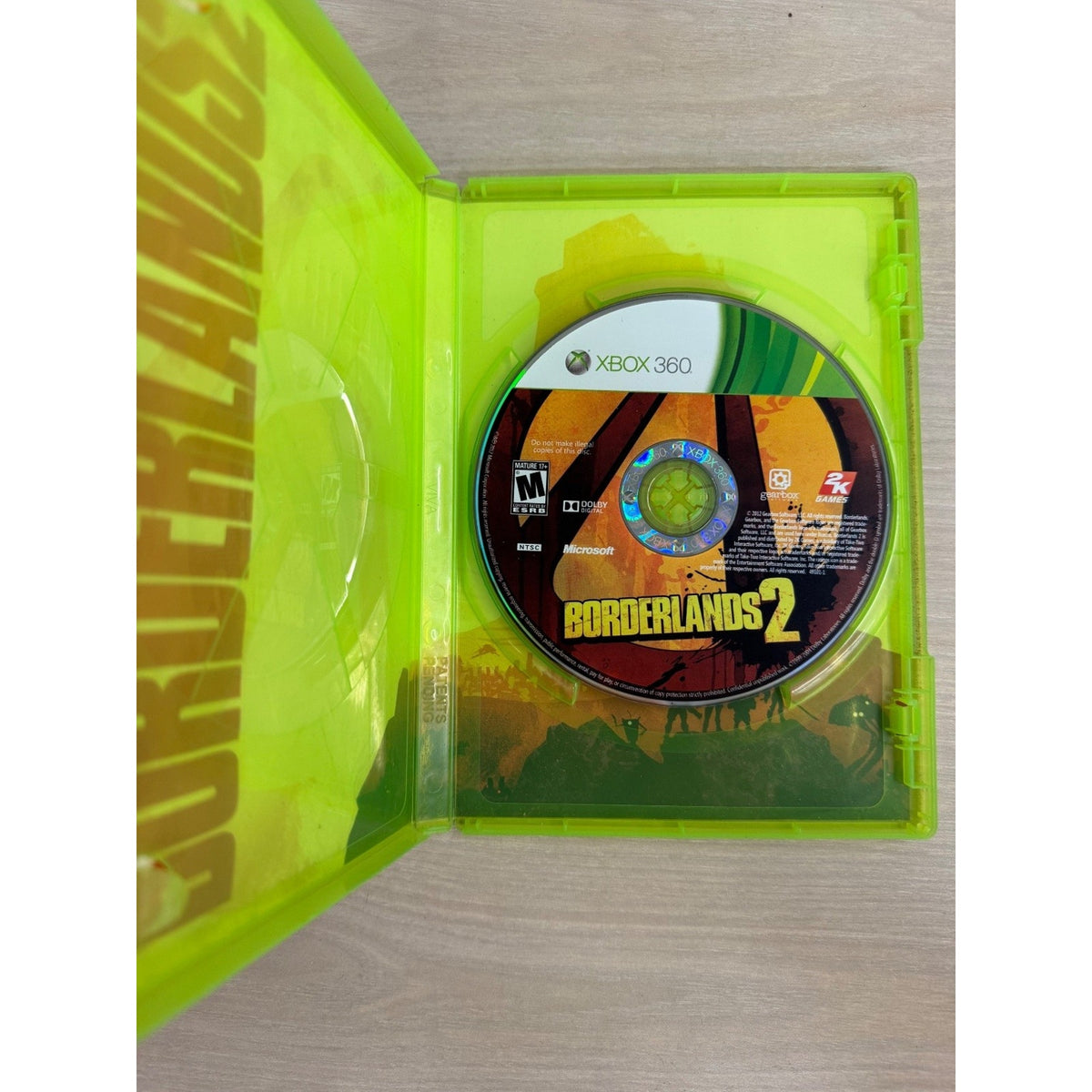 Borderlands 2 Xbox 360 Video Game FPS Action RPG Shoot & Loot NTSC