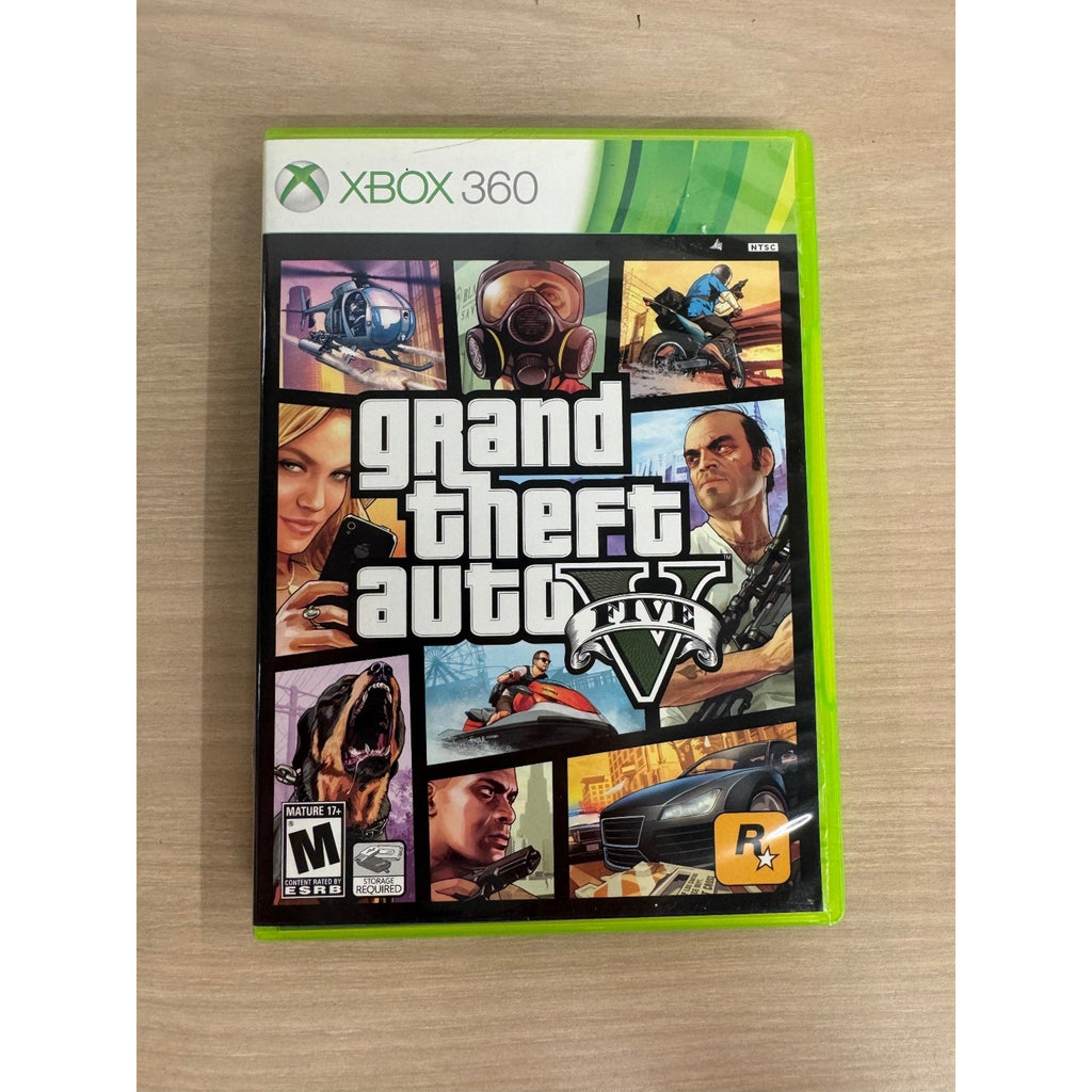 Grand Theft Auto V Xbox 360 Video Game GTA 5 Open World Action Multiplayer