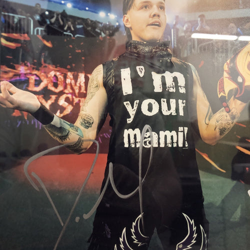 Dominick Mysterio Autographed WWE Royal Rumble 8x10 Photo Signed Fanatics COA