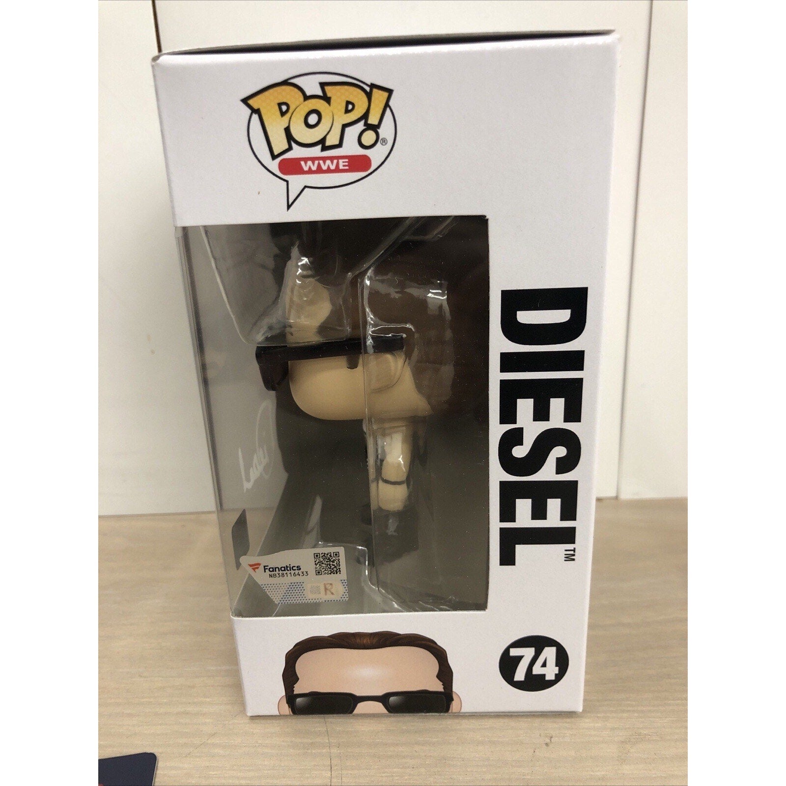 Funko Pop! Vinyl: WWE - Diesel #74 Signed Certified Fanatics