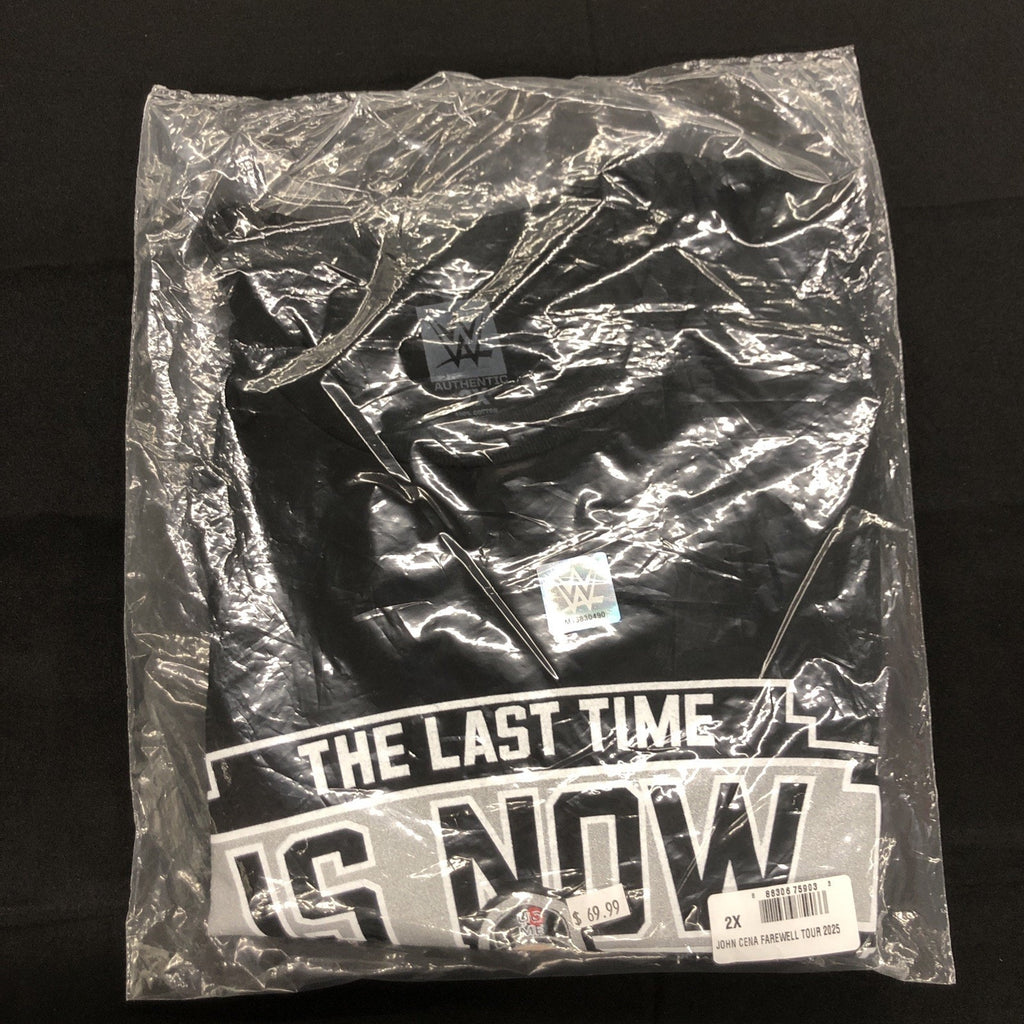 WWE John Cena Farewell Tour 2025 San Antonio Black T-Shirt 2XL