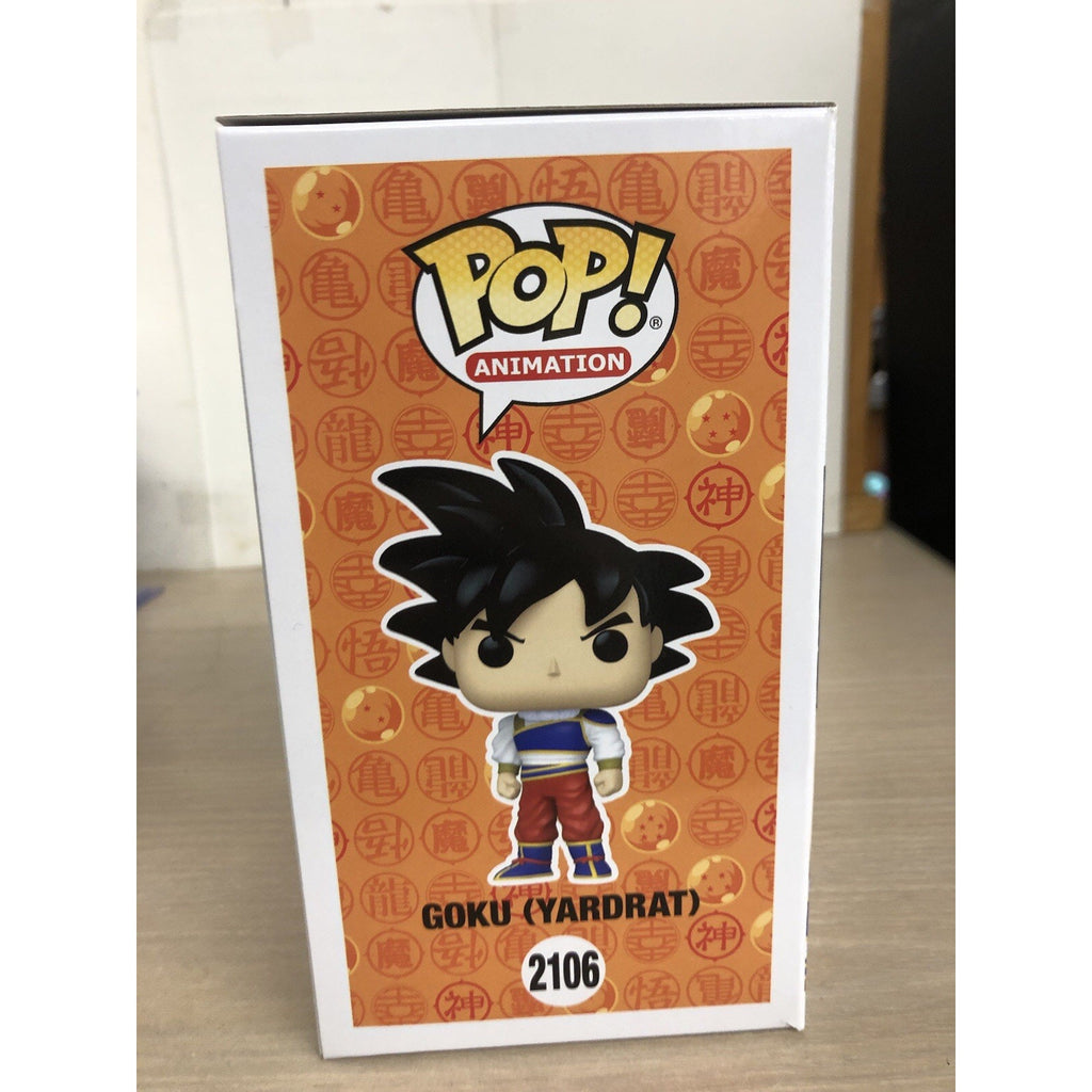 Funko Pop! Goku (Yardrat) #2106 Toy Temple PRE-RELEASE STICKER w/Protector