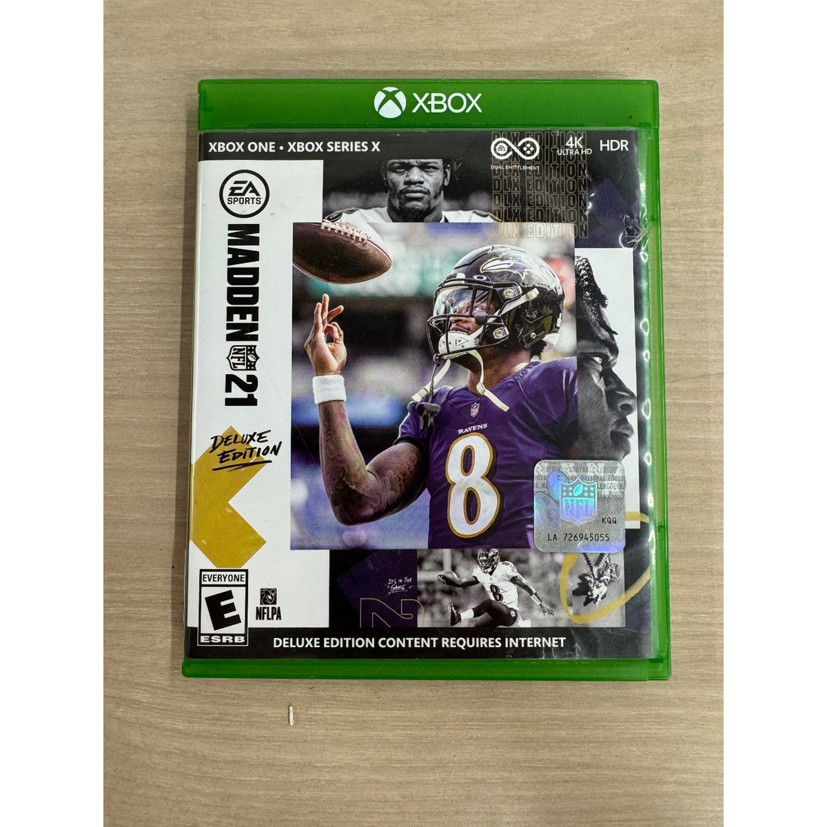 Madden NFL 21 Deluxe Edition Xbox One Series X Video Game 4K HDR Football