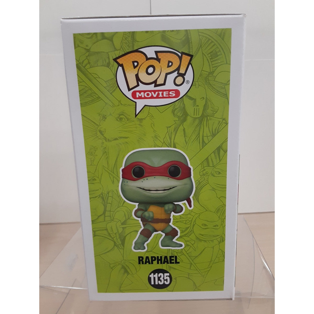 Guy Gilchrist Autographed Raphael Nickelodeon TMNT Funko Pop Artwork OCCM Signed
