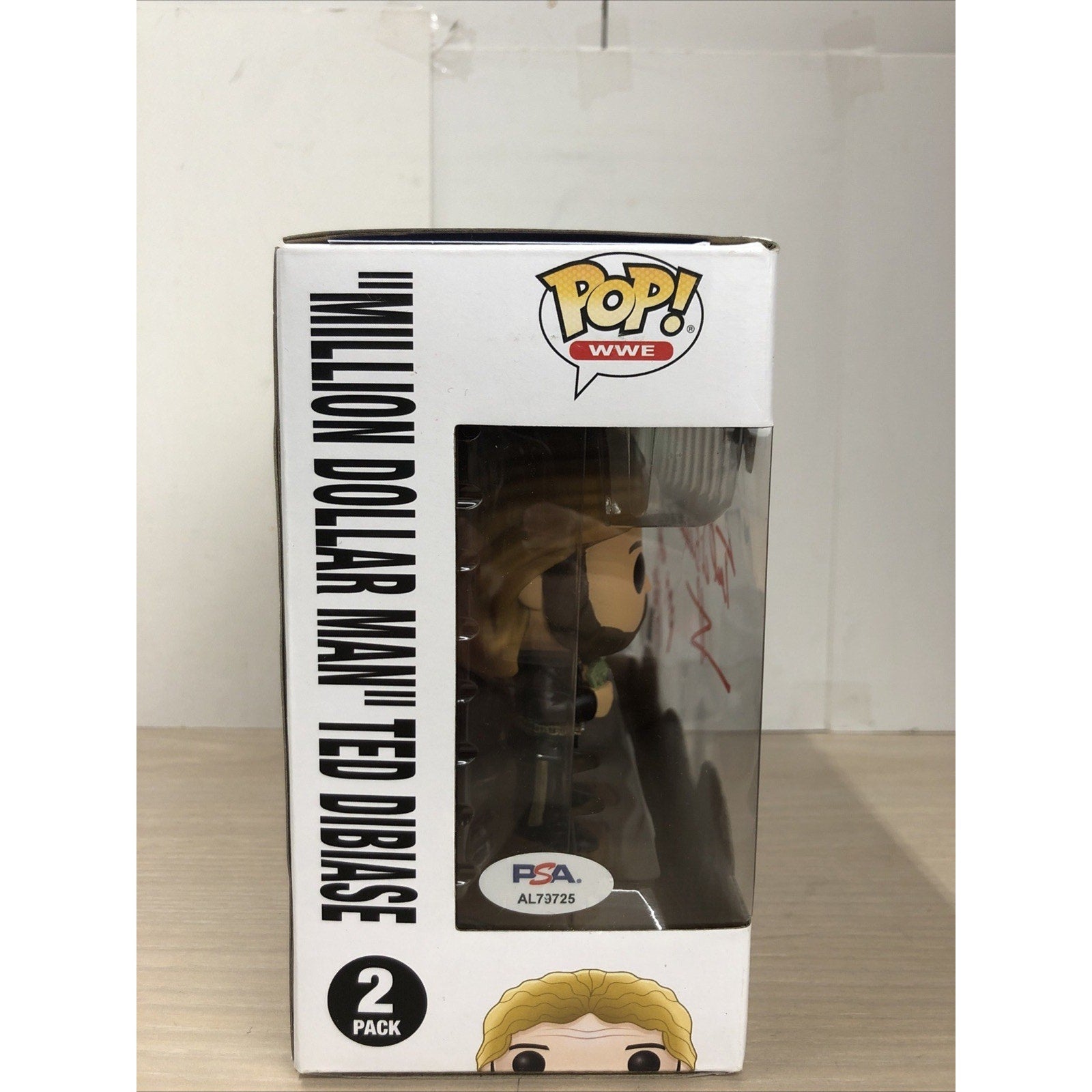 Funko : WWE - "Million Dollar Man" Ted DiBiase & I.R.S. 2 Pack Signed PSA COA