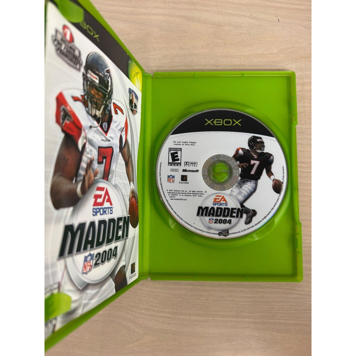Madden NFL 2004 Xbox Video Game Football EA Sports Michael Vick