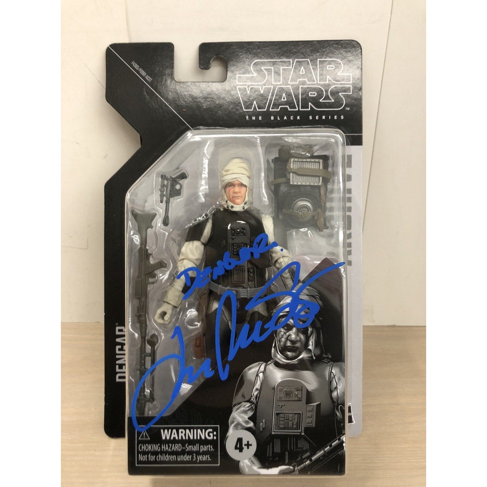 James Patrick Stuart Signed Star Wars Dengar Black Series Archive VO Actor PSA