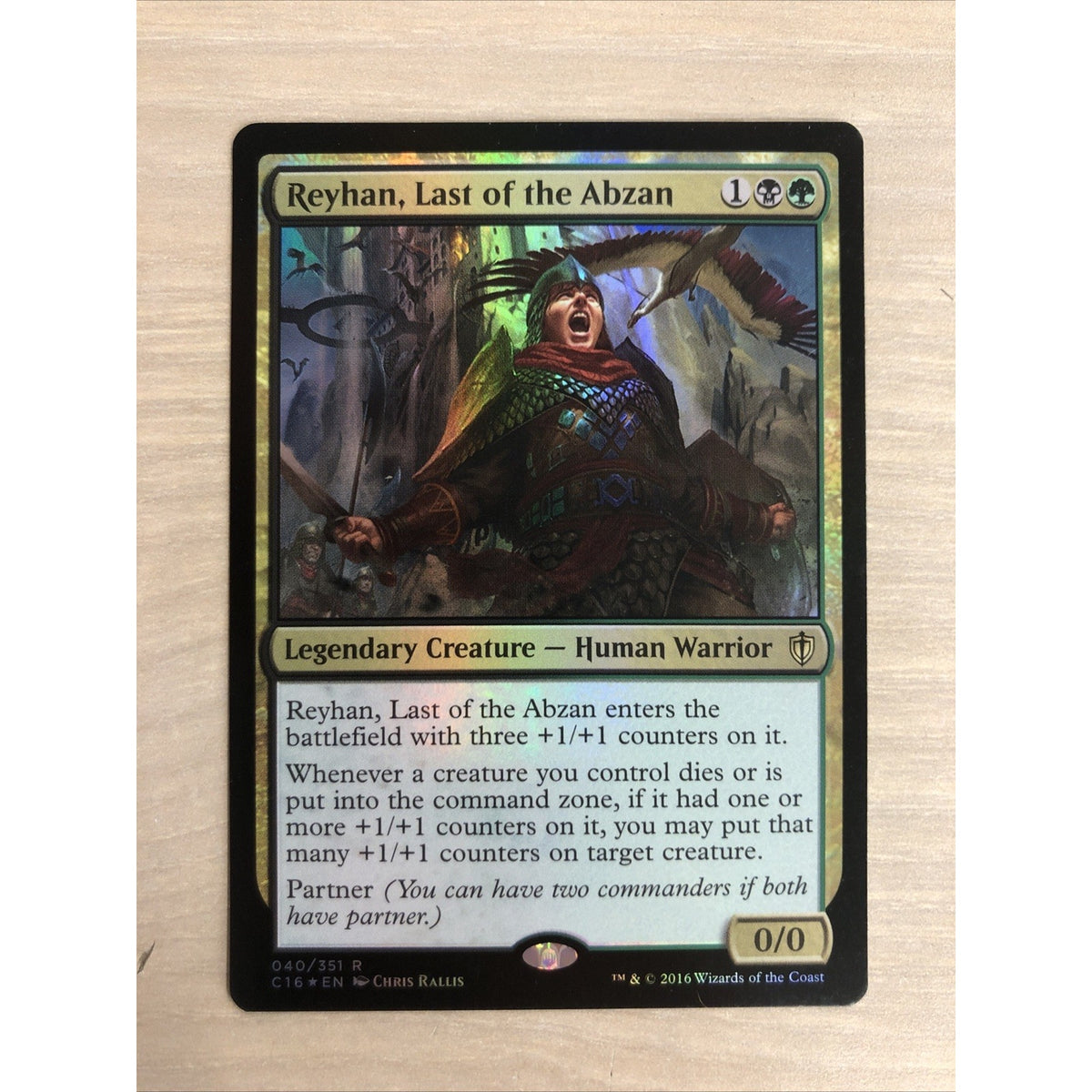 Magic: The Gathering Reyhan, Last of the Abzan C16 040/351 Foil
