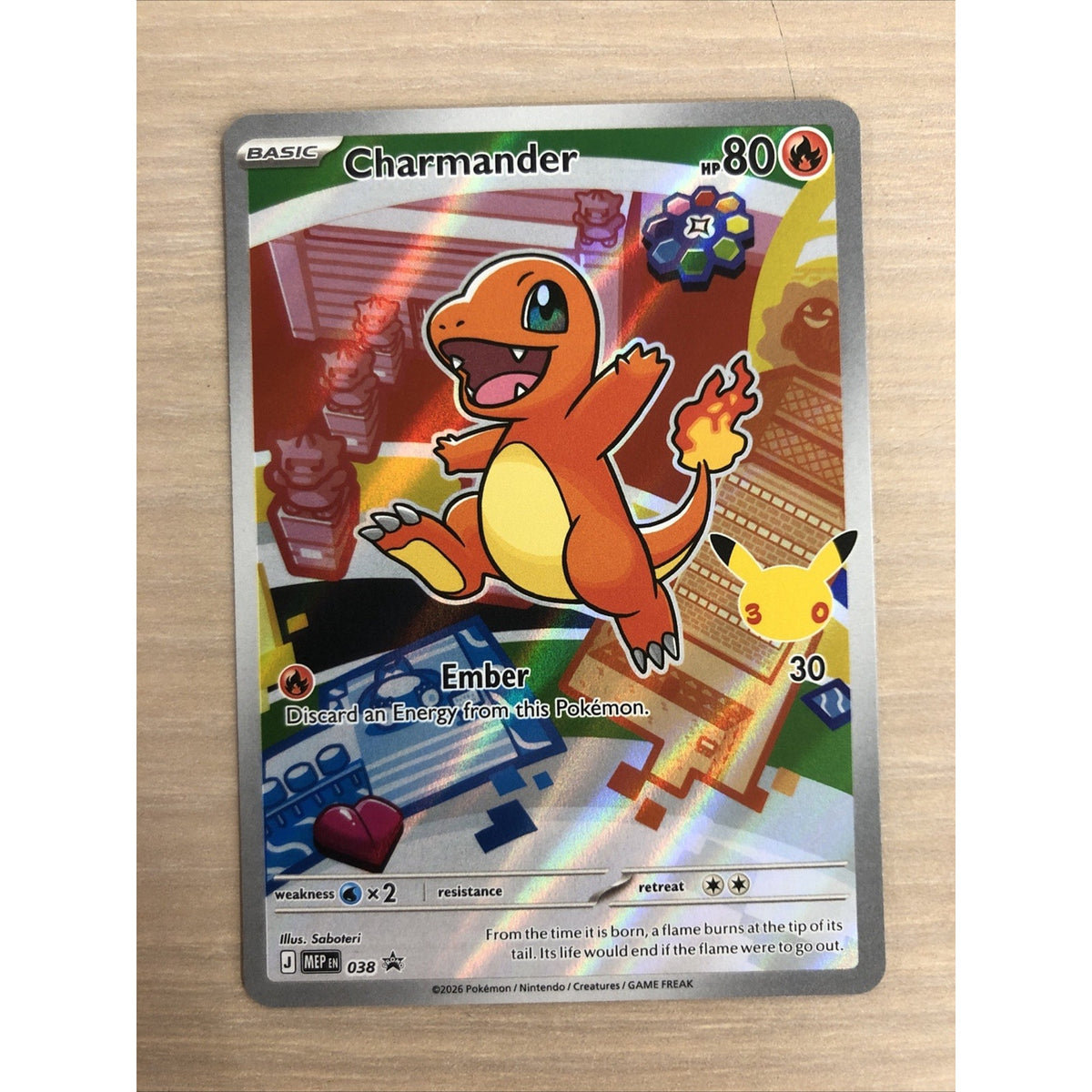 Charmander 038 Me: Mega Evolution Promo Holo