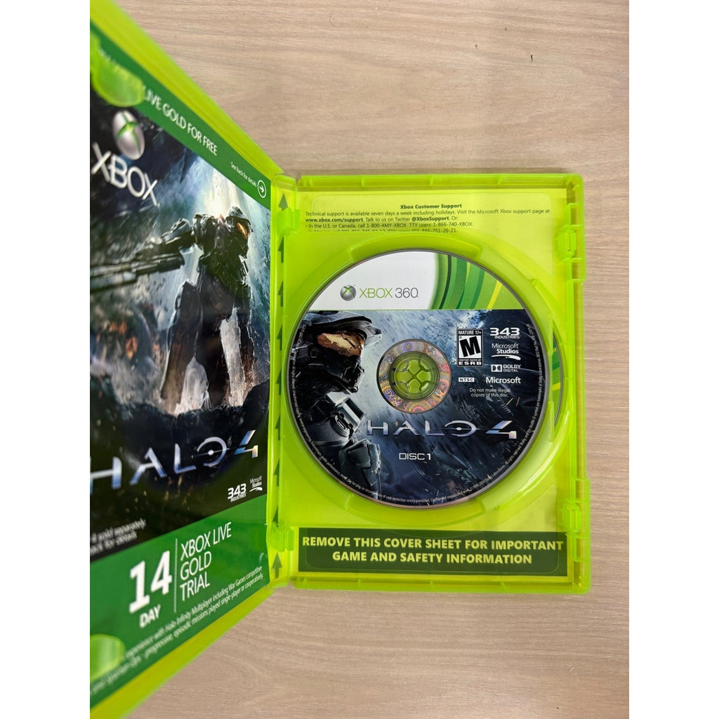 Halo 4 Xbox 360 Video Game Multiplayer NTSC Online Co-op FPS