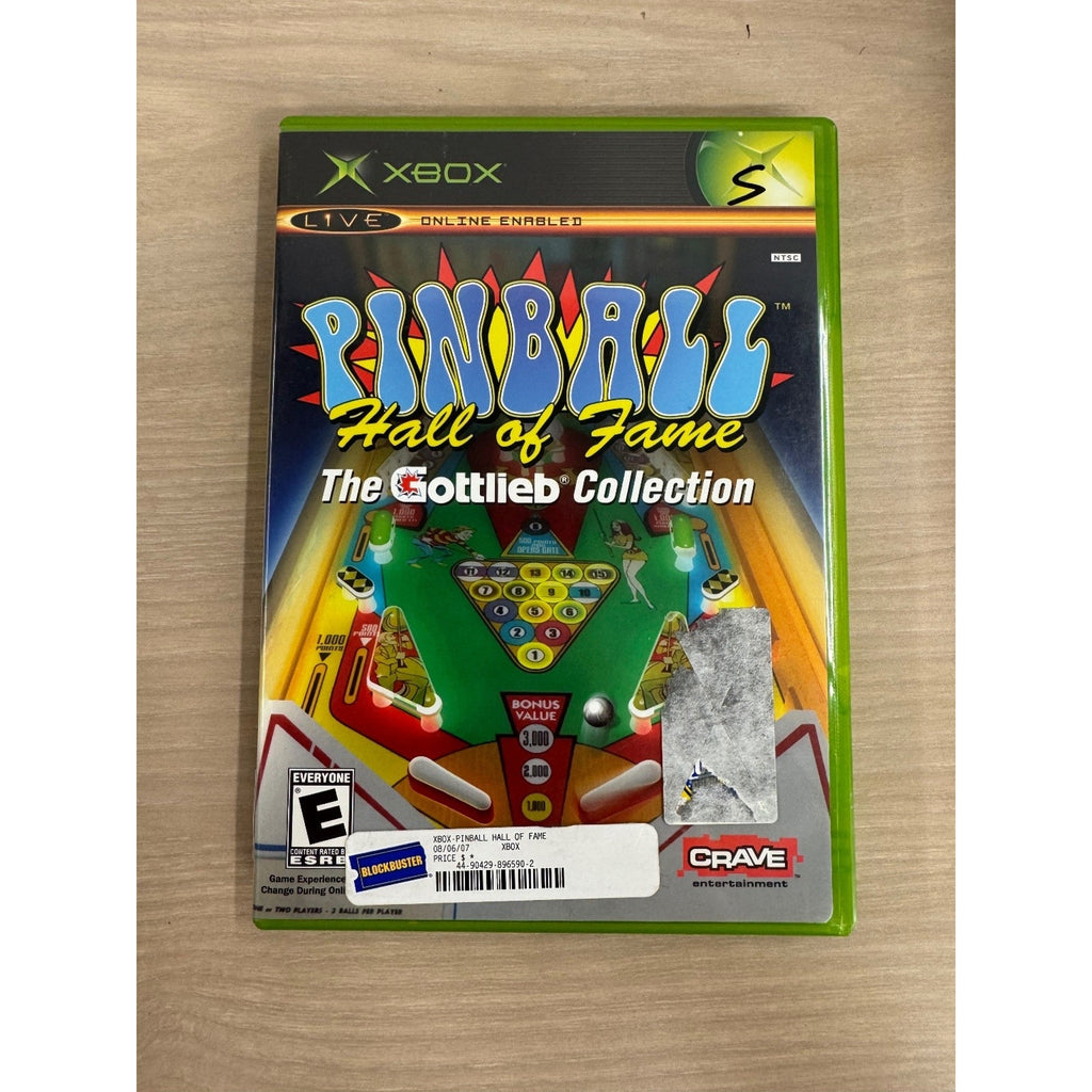 Pinball Hall of Fame The Gottlieb Collection Xbox Video Game Multiplayer