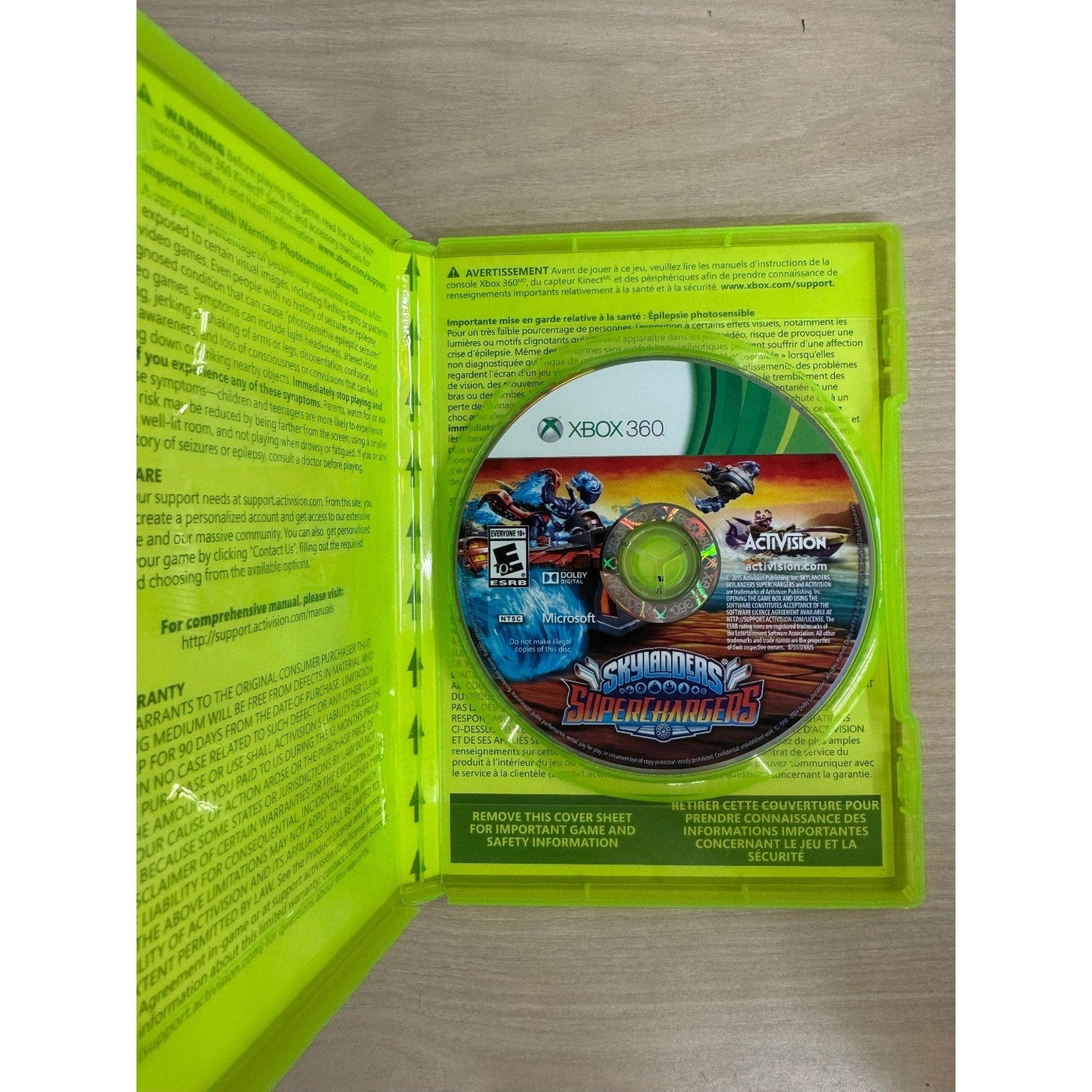 Skylanders SuperChargers Xbox 360 Video Game Activision NTSC Multiplayer