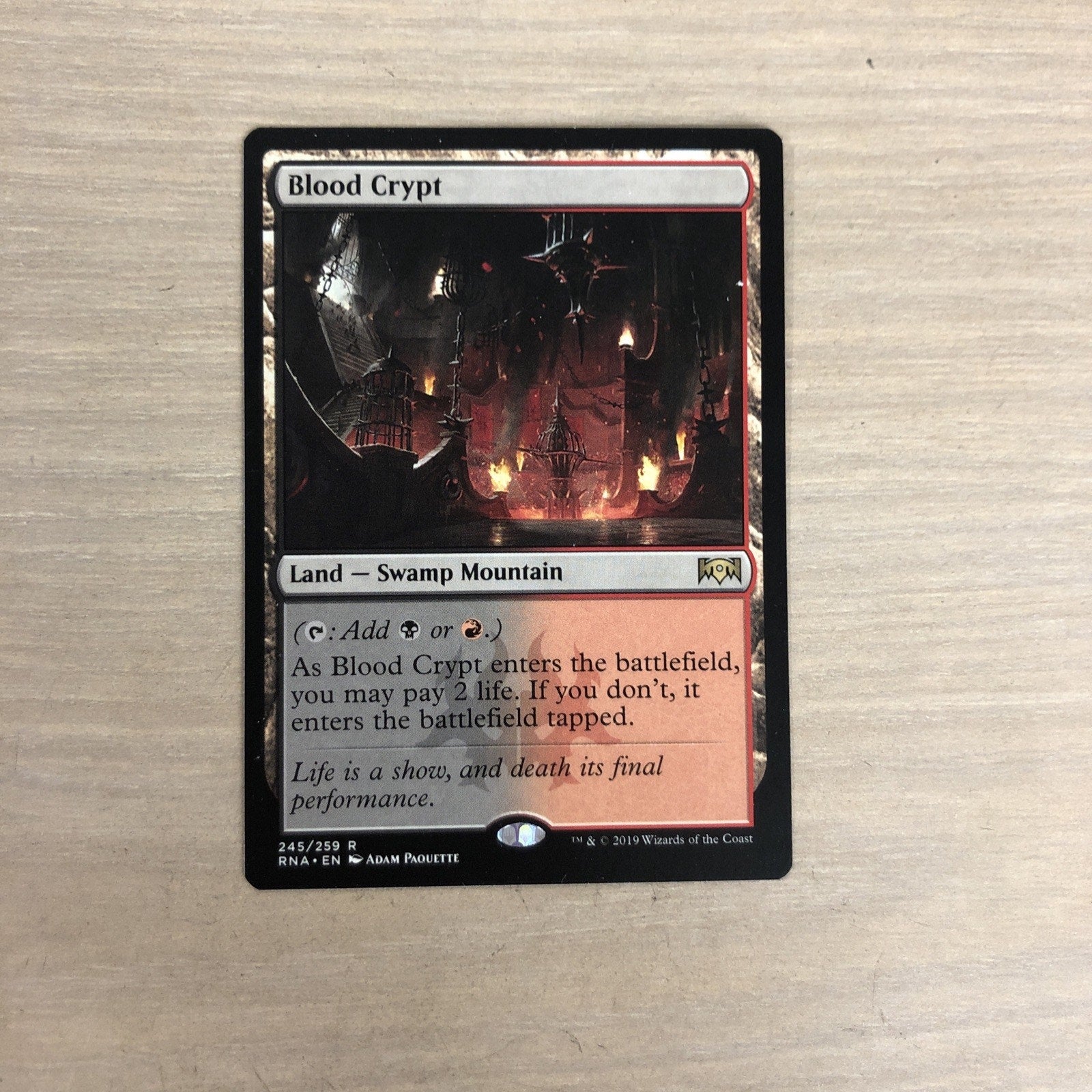 Blood Crypt Ravnica Allegiance Regular