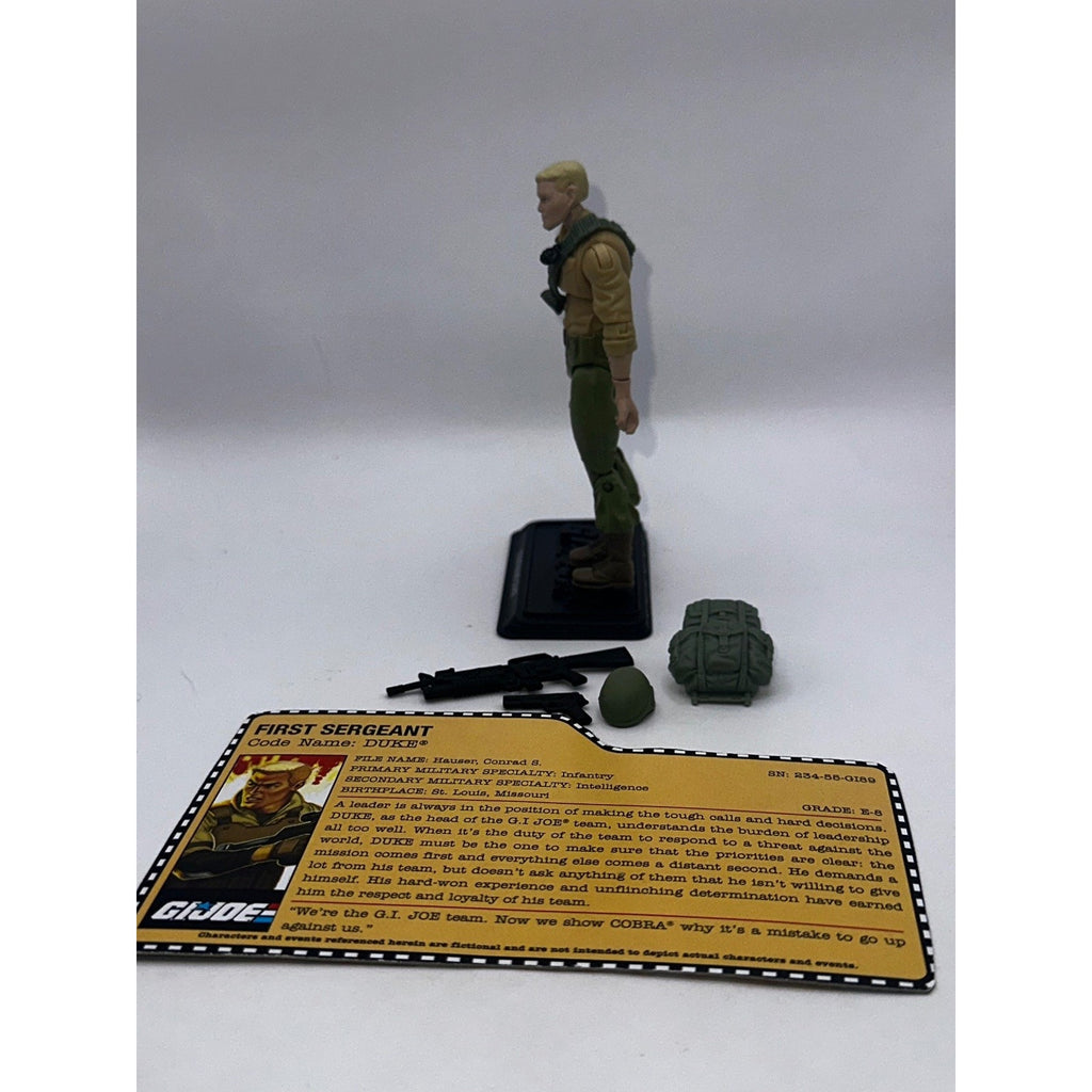 Hasbro GI Joe Duke 3.75 Inch Figure with Accessories & File Card