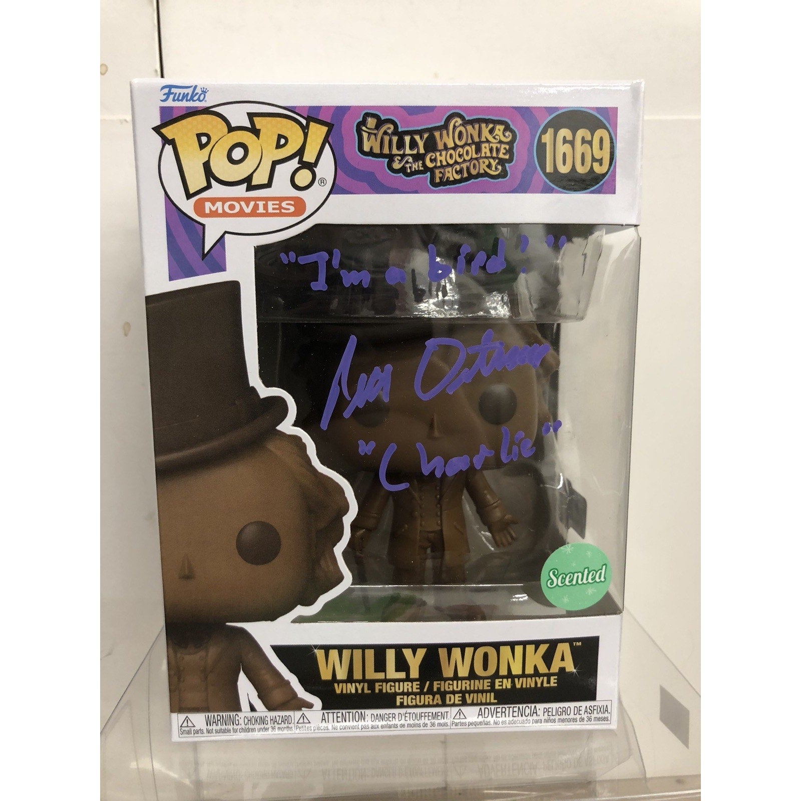 Peter Ostrum Signed Autograph Funko Pop #1669 Charlie Bucket Willy Wonka CoA