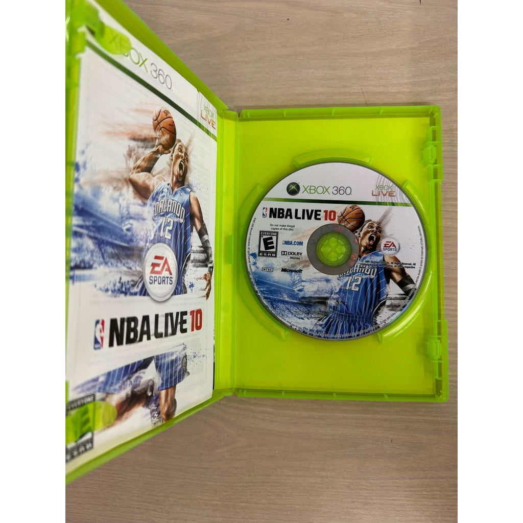 NBA Live 10 Xbox 360 Video Game Multiplayer Basketball EA Sports