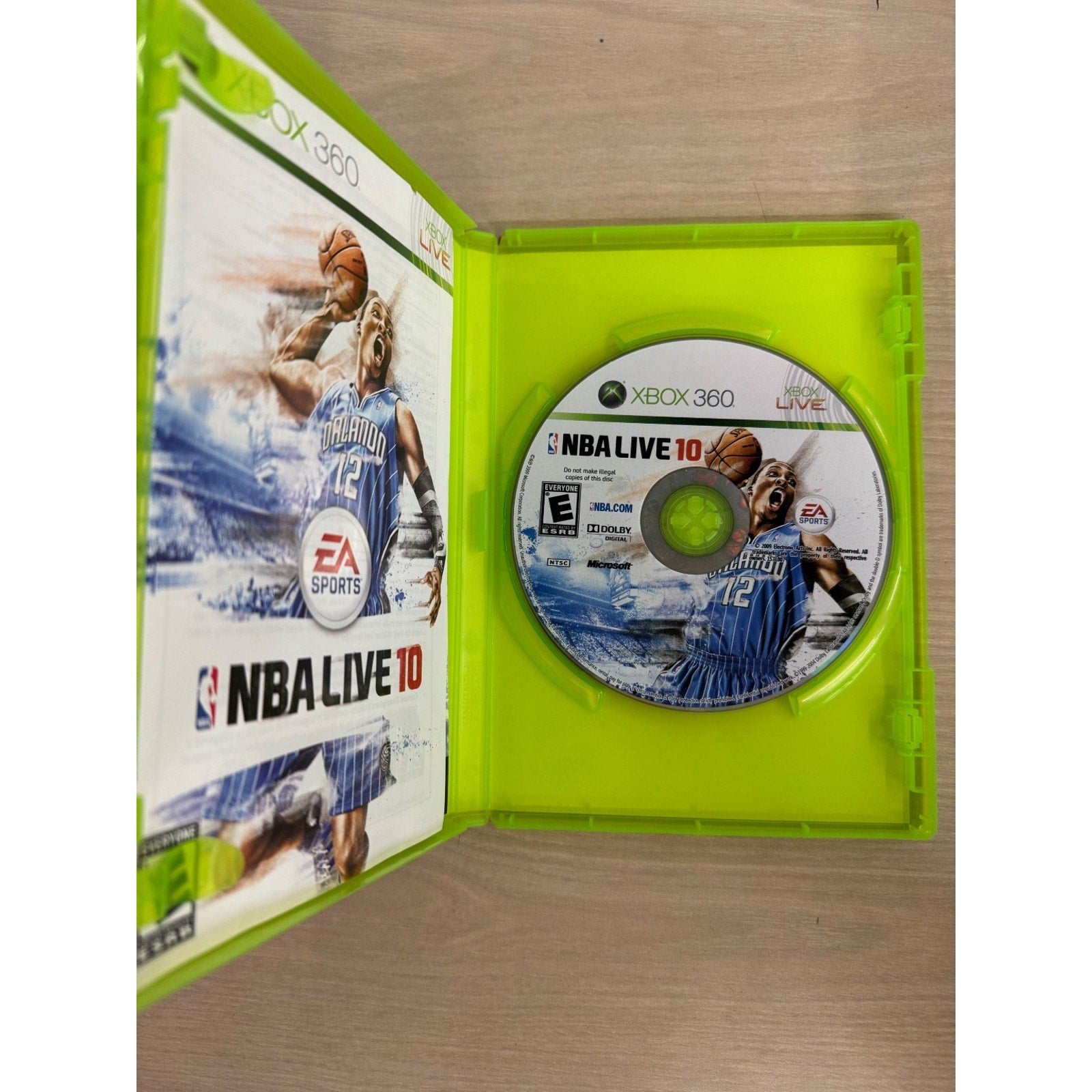 NBA Live 10 Xbox 360 Video Game Multiplayer Basketball EA Sports