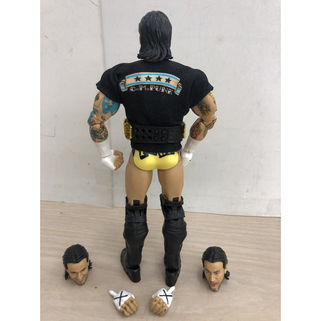 WWE Ultimate Edition Elite Creations Exclusive ECW Debut CM Punk Figure LOOSE