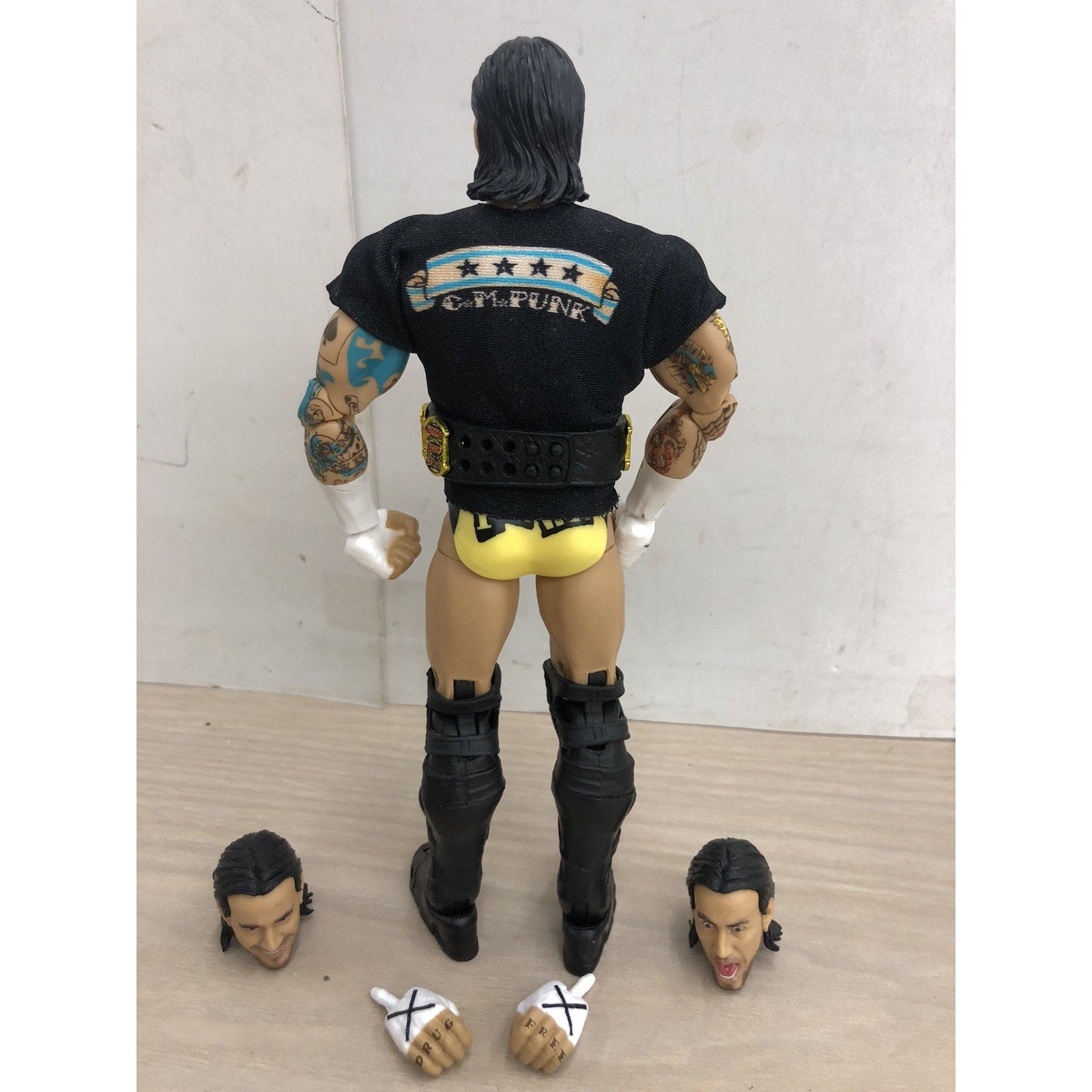 WWE Ultimate Edition Elite Creations Exclusive ECW Debut CM Punk Figure LOOSE