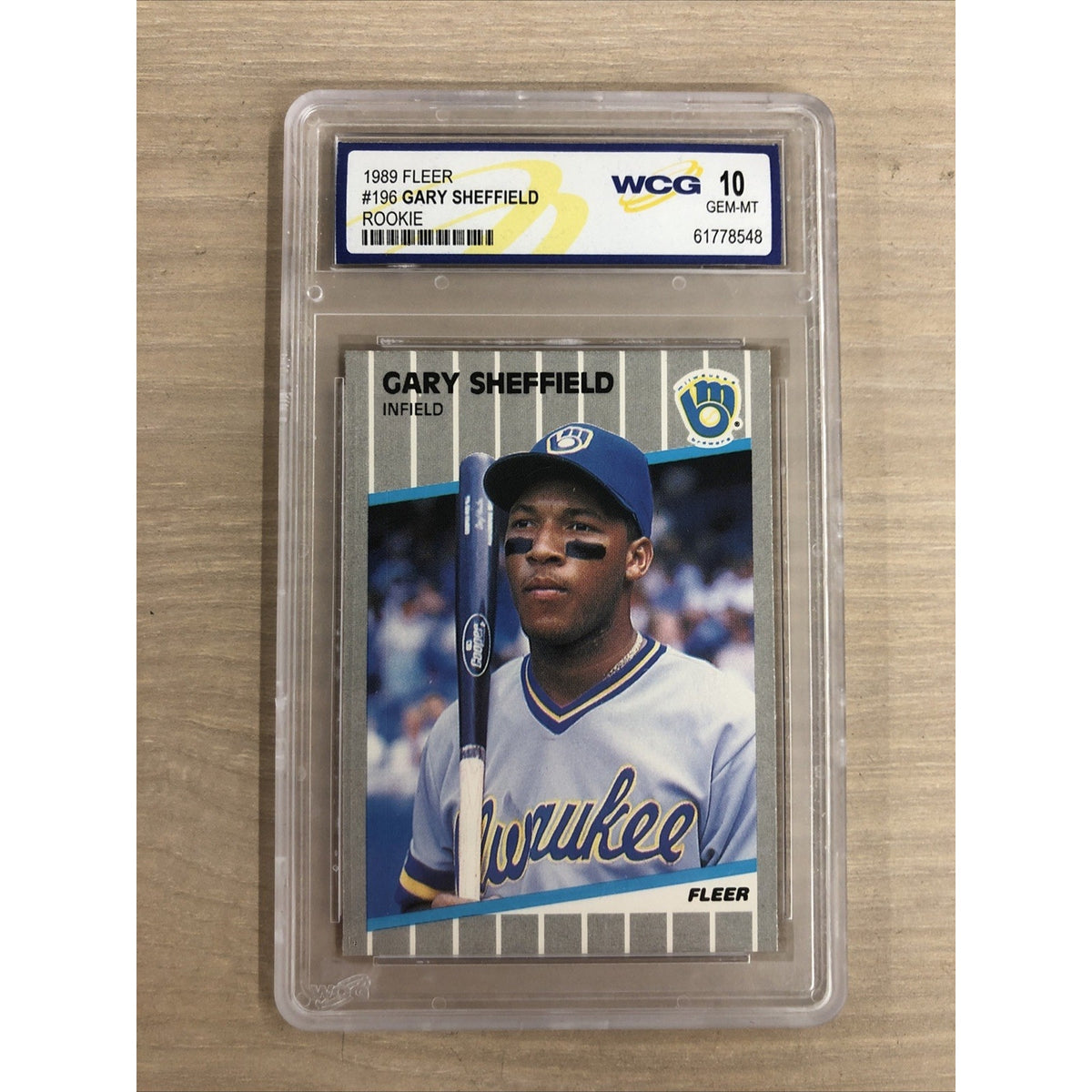 1989 Fleer Gary Sheffield WCG 10