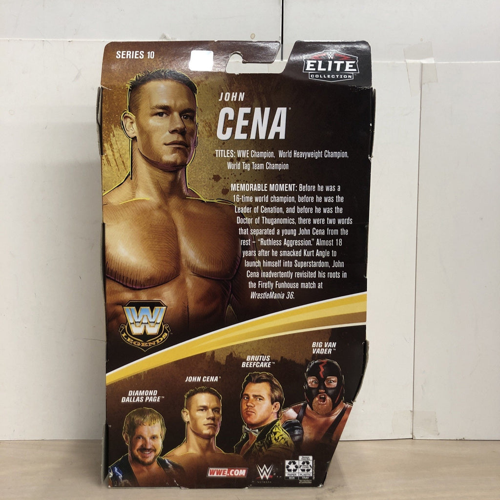 Mattel WWE Legends Wrestling Elite Collection John Cena Action Figure