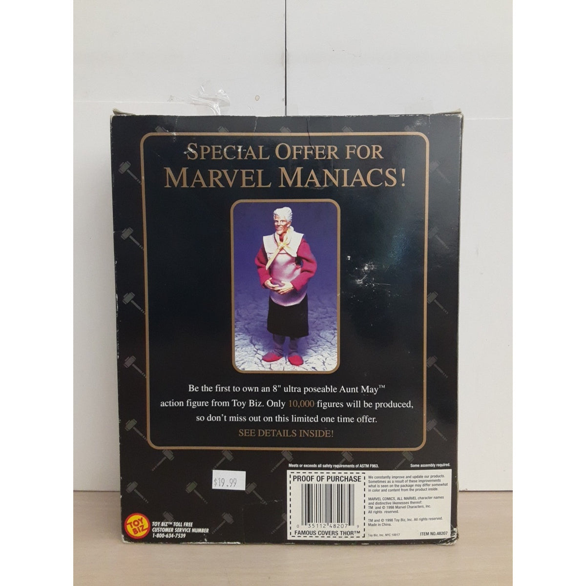 1998 ToyBiz Marvel Famous Covers The Mighty Thor Action Figure