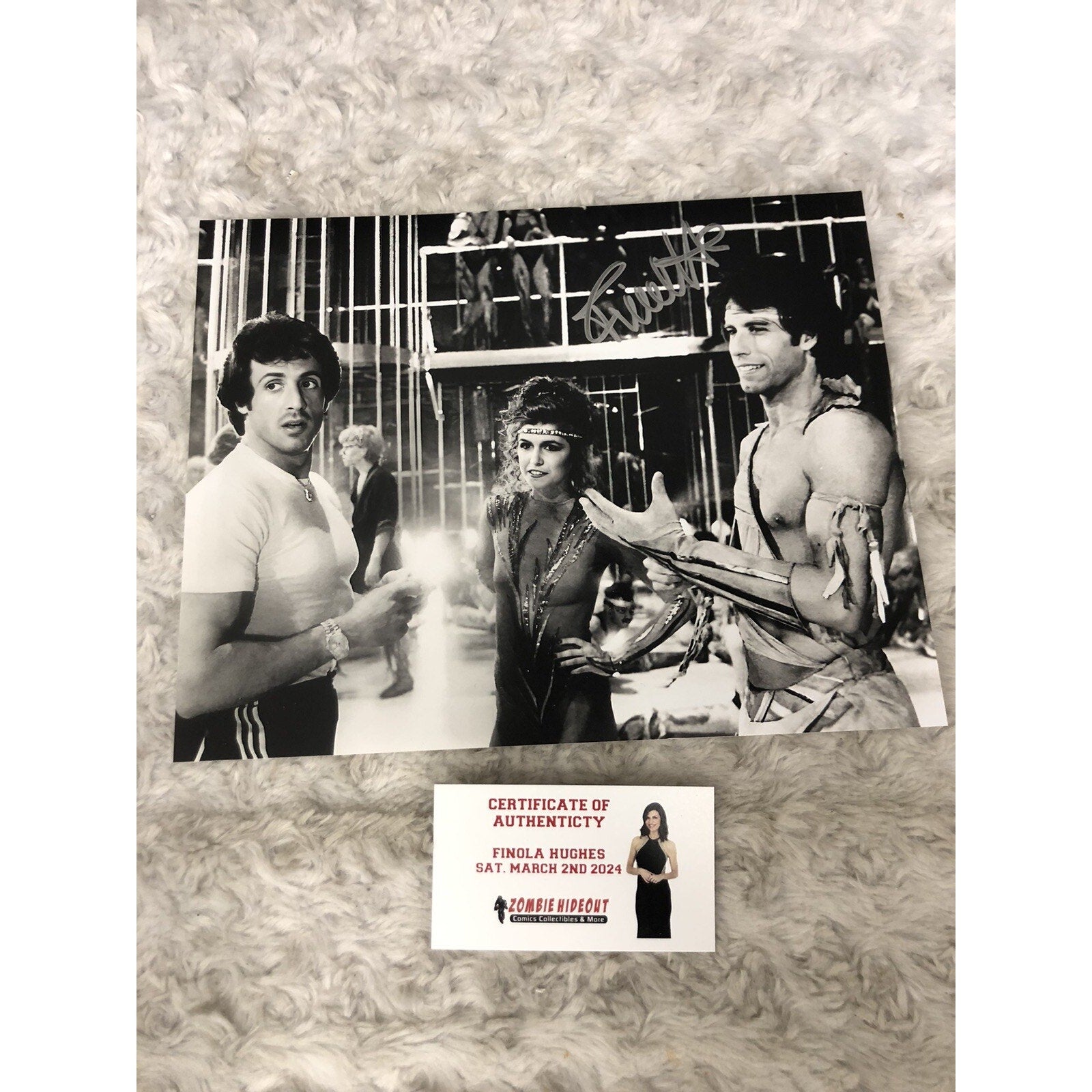 Finola Hughes Stayin Alive Autograph 8X10 Signed w Store CoA General Hospital