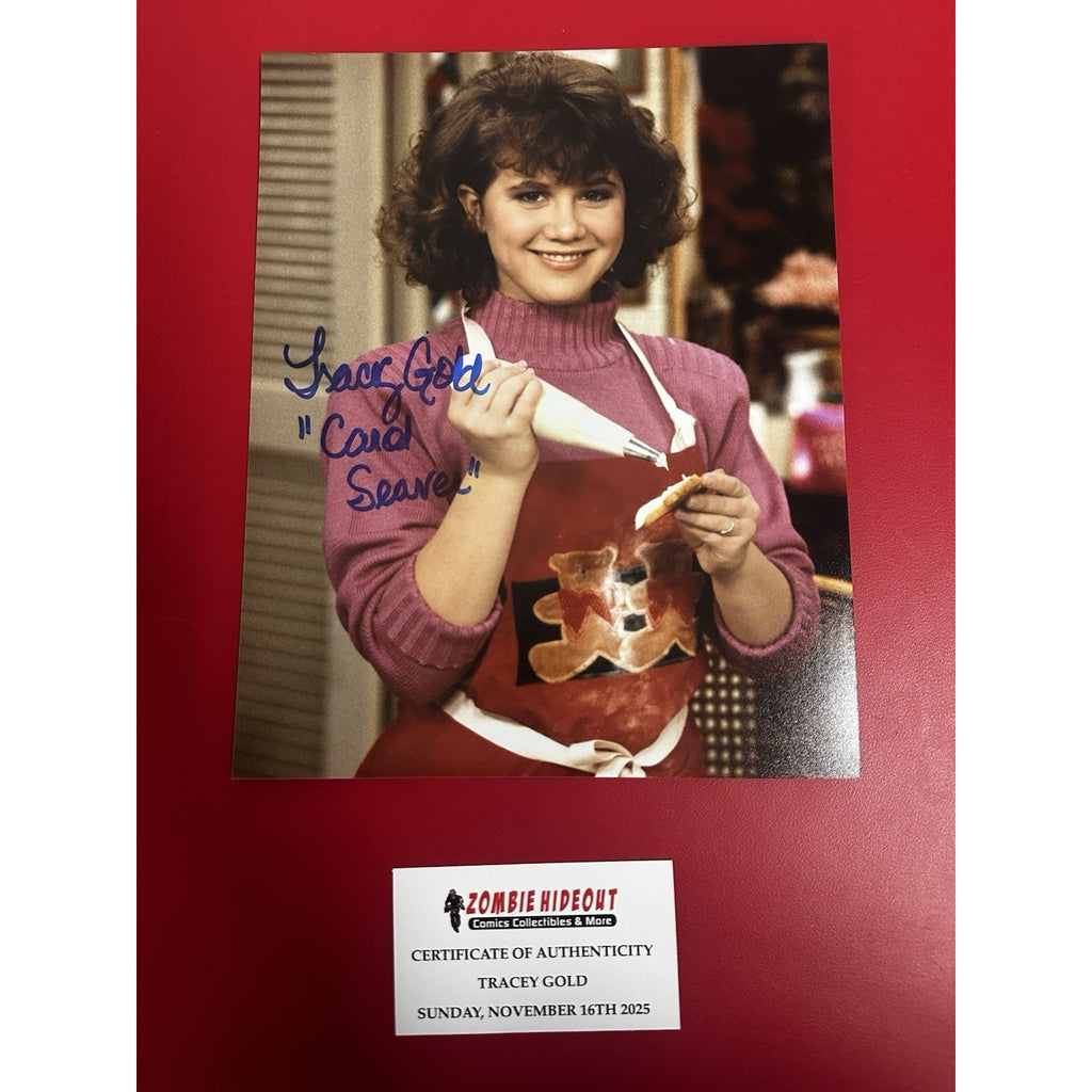 Tracey Gold Growing Pains Carol Seaver Autograph 8x10 Zombie Hideout Store COA