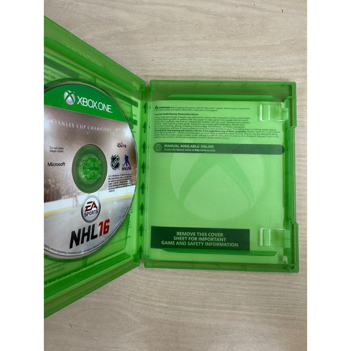 NHL 16 Xbox One Video Game Hockey Sports EA Sports Multiplayer