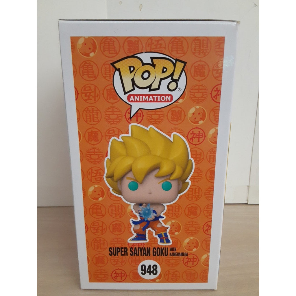 Pop! Super Saiyan Goku with Kamehameha Glow In The Dark Sean Schemmel Signed COA