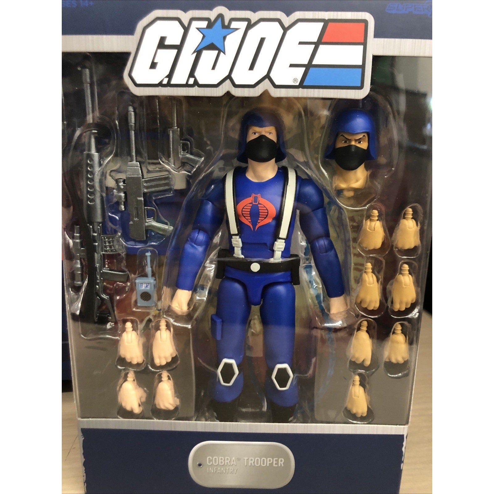 G.I. Joe Super7 Ultimates Cobra Trooper 7-Inch Scale Action Figure, New in Box