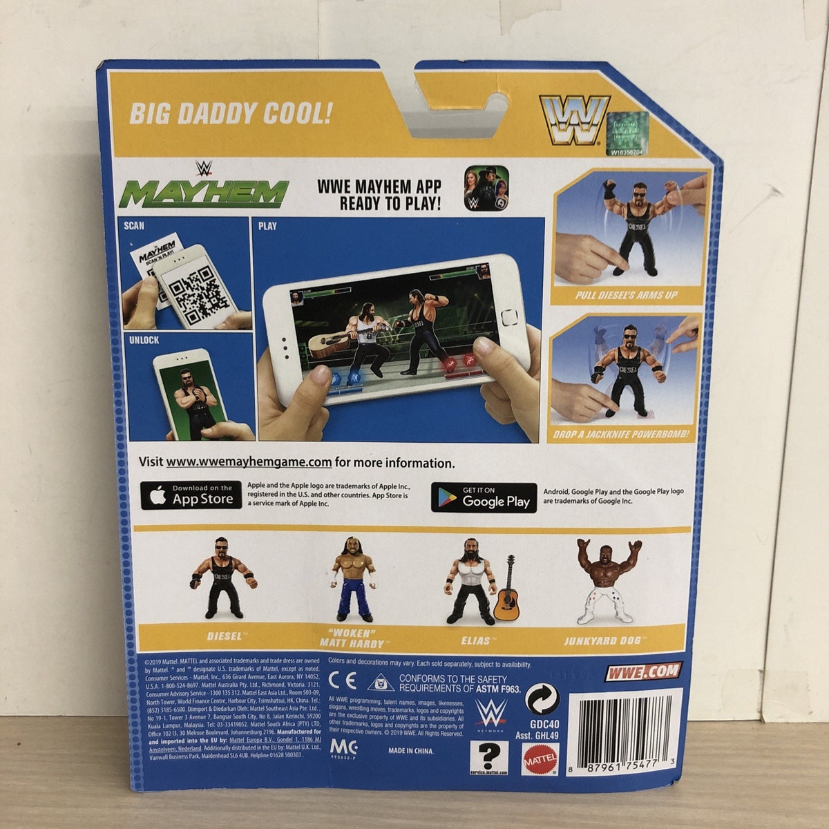 2019 Mattel WWF Mayhem Diesel Superstar Moves Action Figure