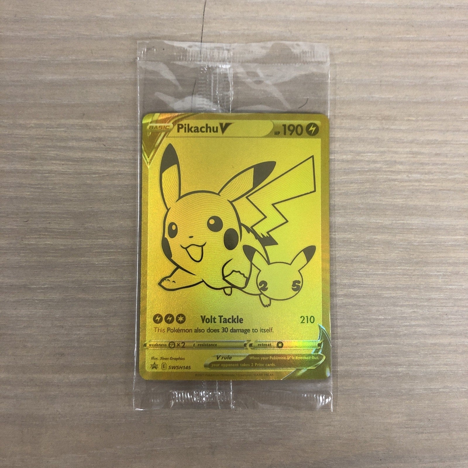 Pikachu V SWSH145 SWSH: Sword & Shield Promo Cards Holo