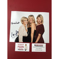 LAURA WRIGHT & MAURA WEST Carly & Ava General Hospital Dual Signed 8x10 COA