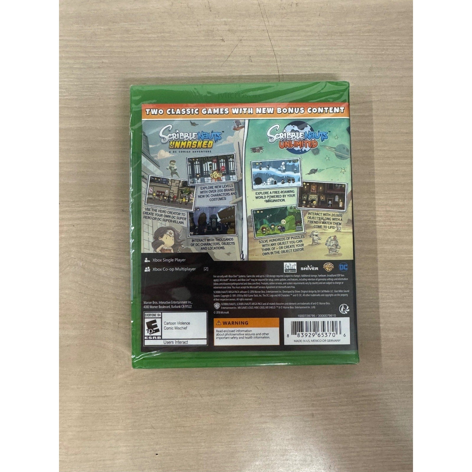 Scribblenauts Mega Pack Xbox One Video Game Multiplayer