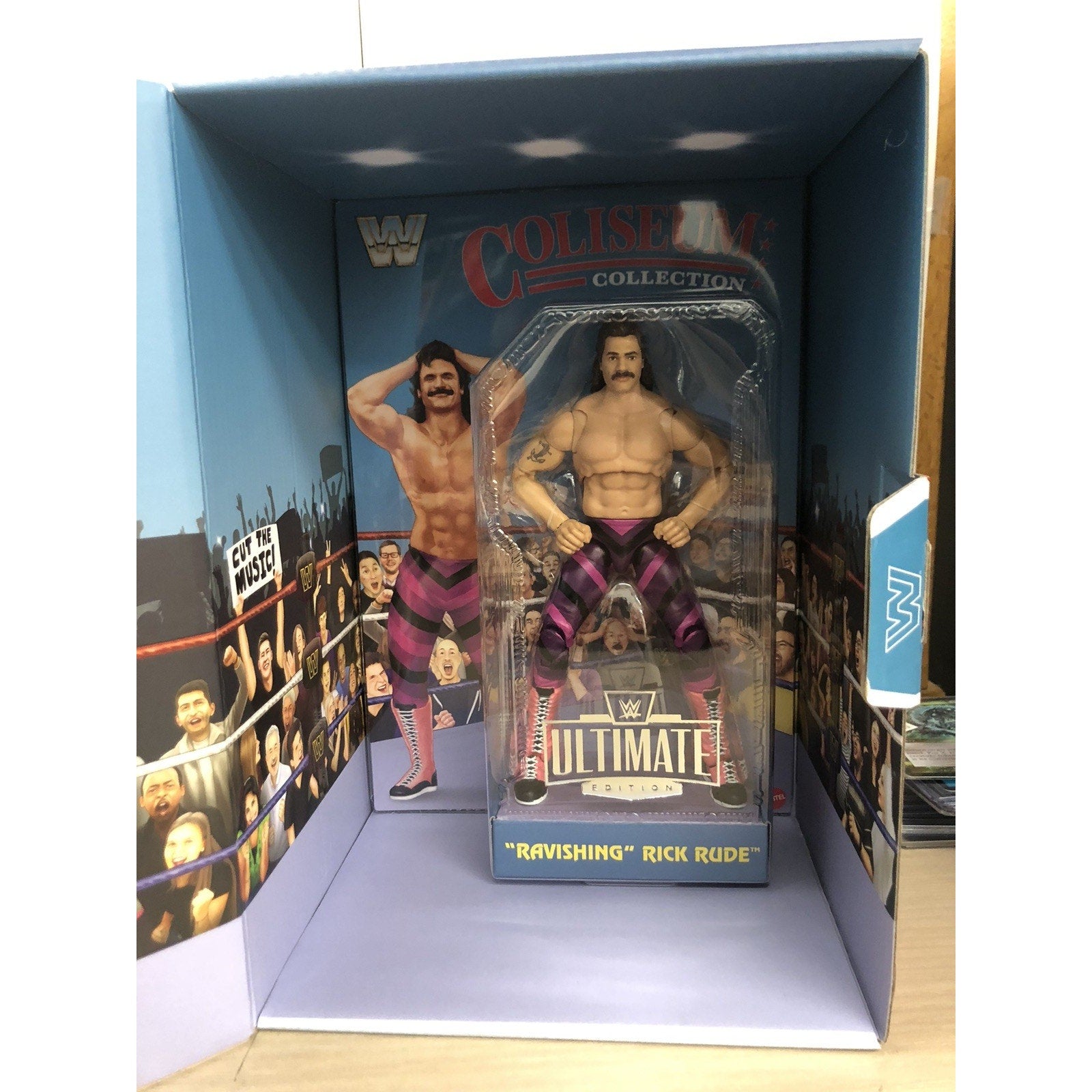 WWE Ultimate Coliseum Collec Rick Rude Jake Snake Roberts Signed Autograph PSA