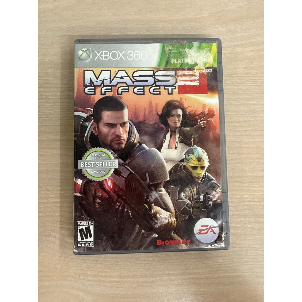 Mass Effect 2 Platinum Hits Xbox 360 Video Game Action RPG Sci-Fi