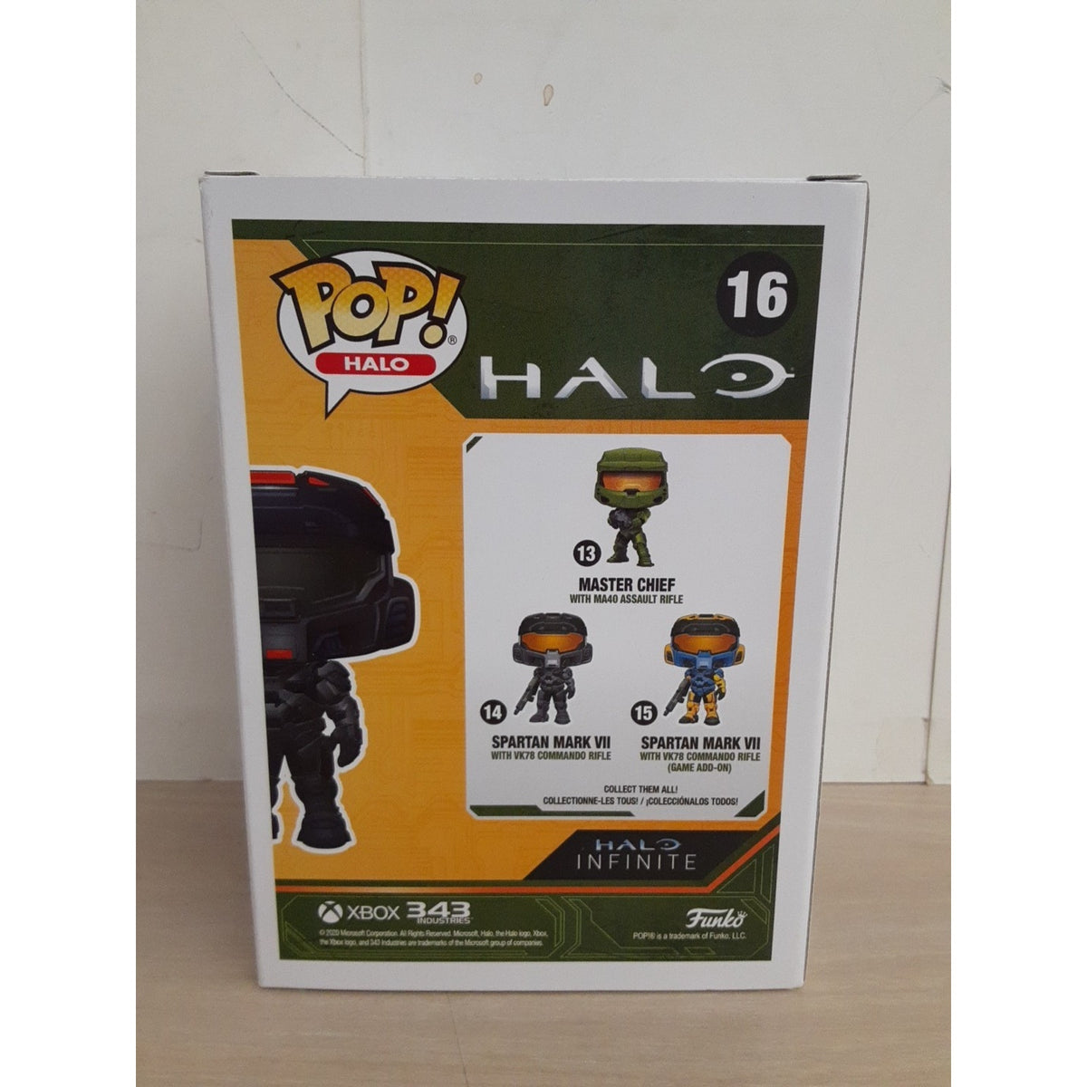 Funko Pop! Vinyl: Halo - Spartan Mark VII with Shock Rifle - GameStop...