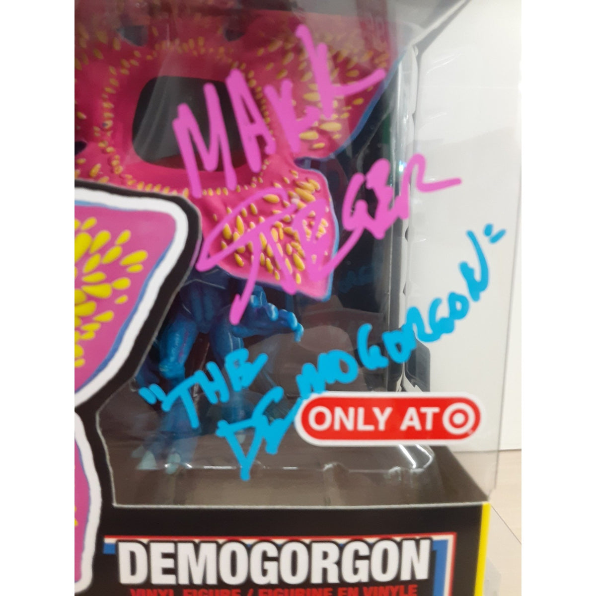 Mark Steger Signed Auto Funko Pop Neon Stranger Things Demogorgon #428 OCCM COA