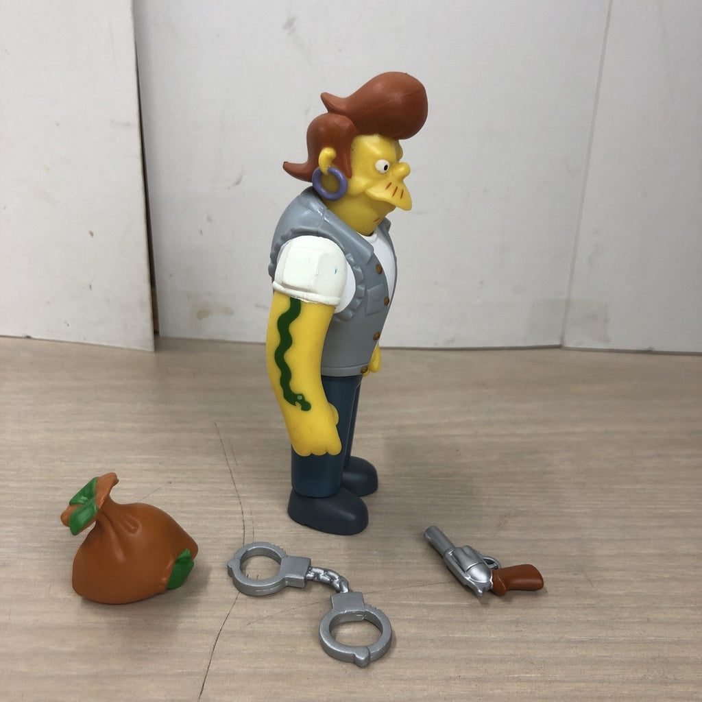The SIMPSONS world of springfield SNAKE JAILBIRD Playmates LOOSE COMPLETE