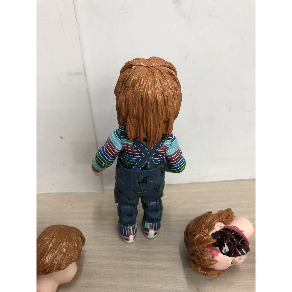 NECA Child’s Play Ultimate Good Guys Chucky Action Figure LOOSE MISSING PIECES