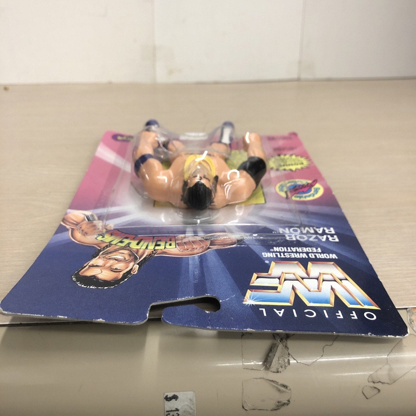 RAZOR RAMON BEND-EMS WWF WRESTLING SCOTT HALL JUST TOYS 1994 SEALED VINTAGE