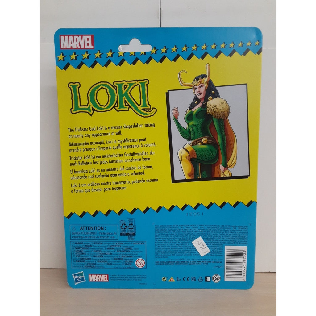 Marvel Legends Retro Loki 6” Action Figure Brand Hasbro