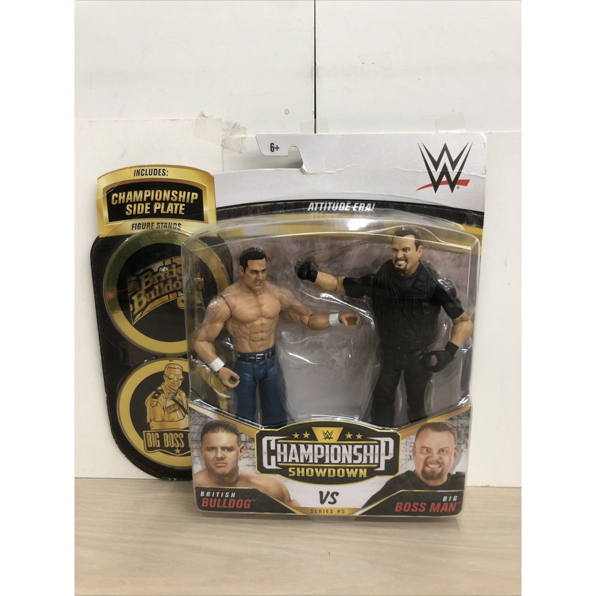 WWE British Bulldog Big Boss Man Championship Showdown Series 5 Figure WWF