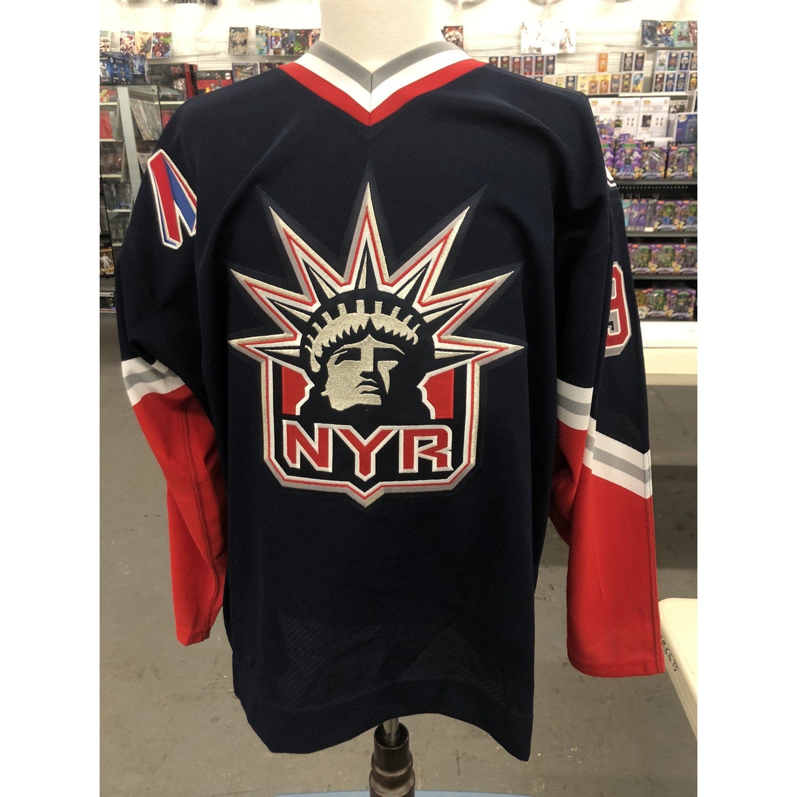 PETR NEDVED NEW YORK RANGERS SIGNED Authentic JERSEY NHL Autograph Sz 52 No CoA