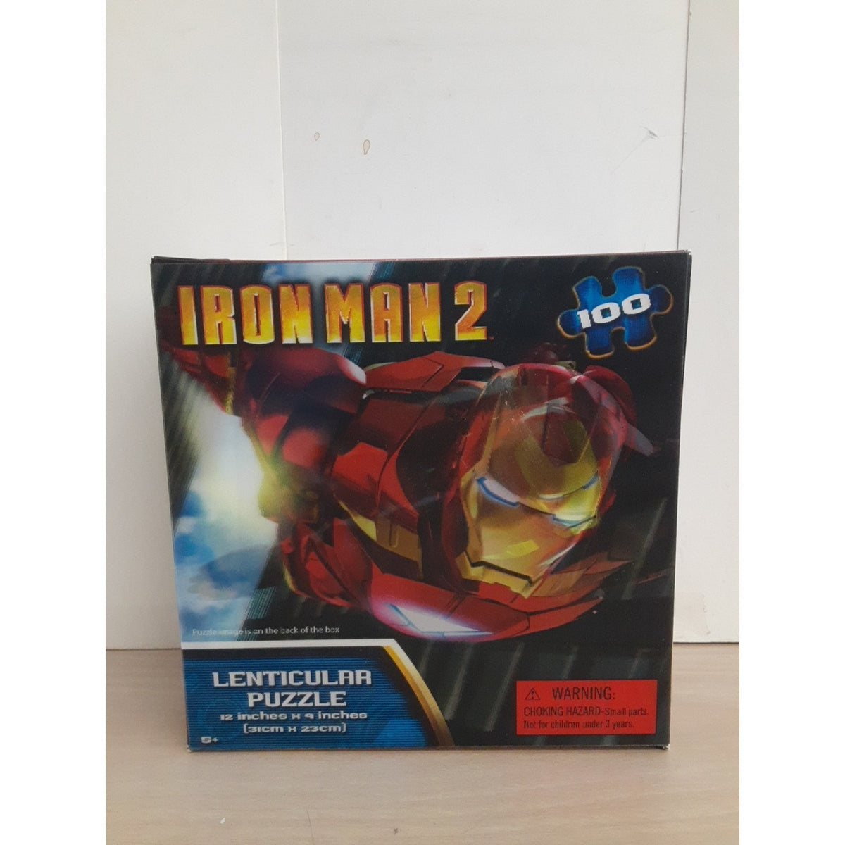 2010 Cardinal Marvel Iron Man 2 Lenticular 100 Piece Jigsaw Puzzle