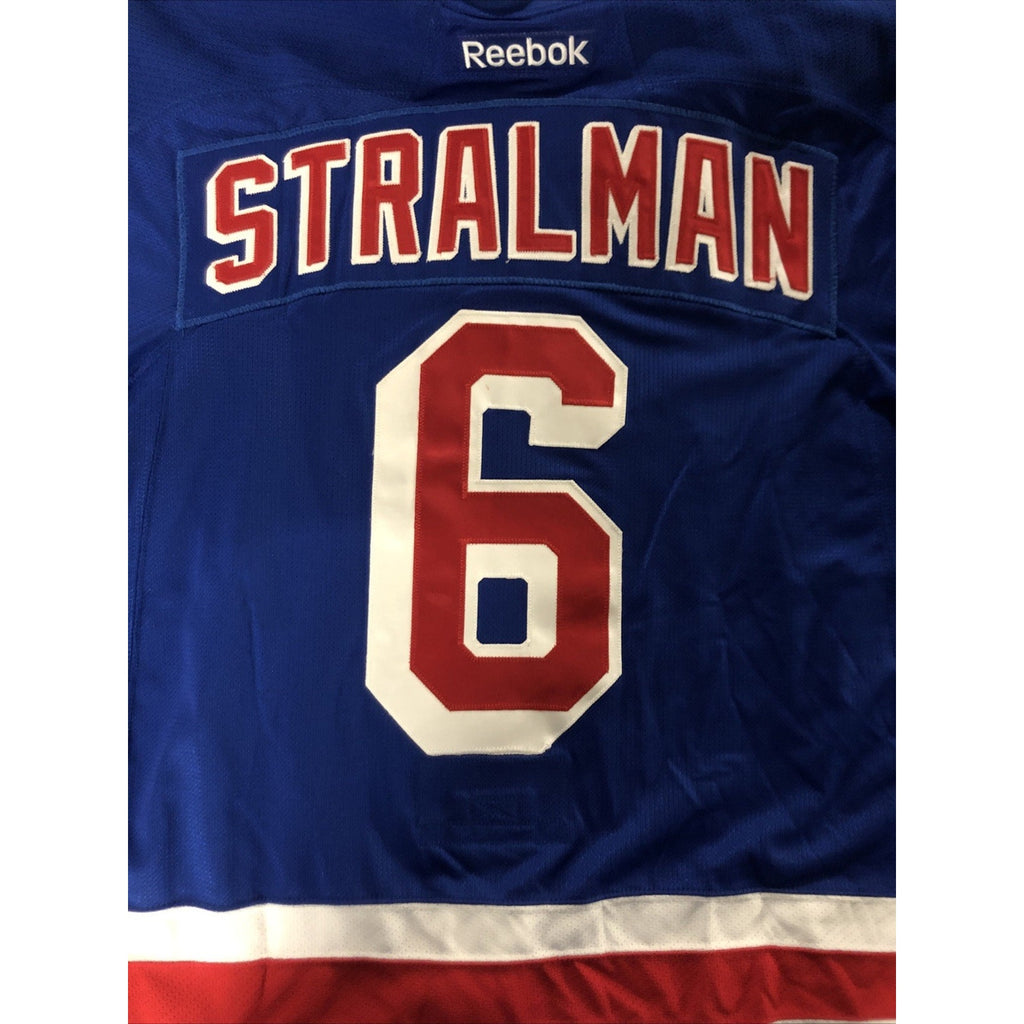 Anton Stralman New York Rangers Game Issued Reebok MIC Jersey 56 Steiner