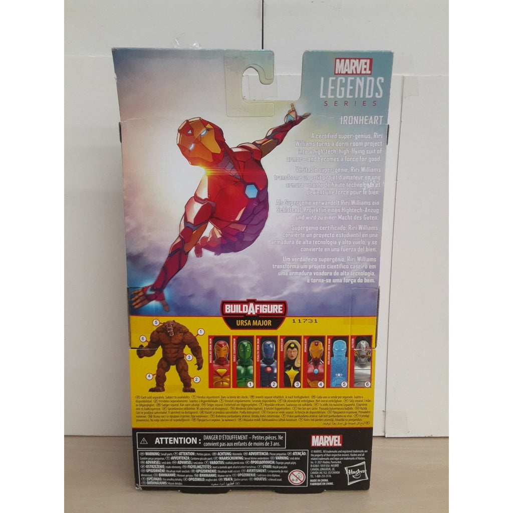 Marvel Legends Riri Williams Ironheart Ursa Major BAF